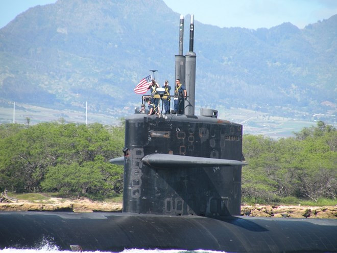 Submarino de ataque de EE.UU. arriba a Filipinas ảnh 1 Submarino de ataque de EE.UU. arriba a Filipinas ảnh 1