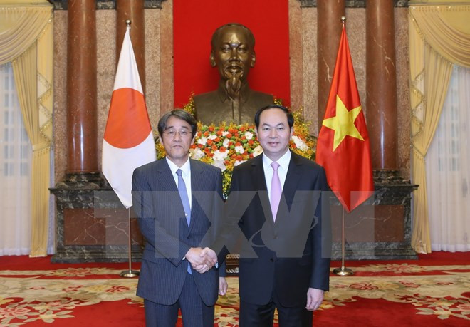 Presidente de Vietnam recibe a nuevos embajadores ảnh 1 Presidente de Vietnam recibe a nuevos embajadores ảnh 1