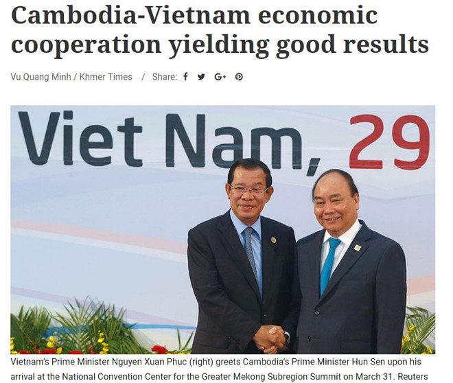 Cooperación económica entre Vietnam y Camboya marcha a buen ritmo, sostiene embajador vietnamita ảnh 1 Cooperación económica entre Vietnam y Camboya marcha a buen ritmo, sostiene embajador vietnamita ảnh 1