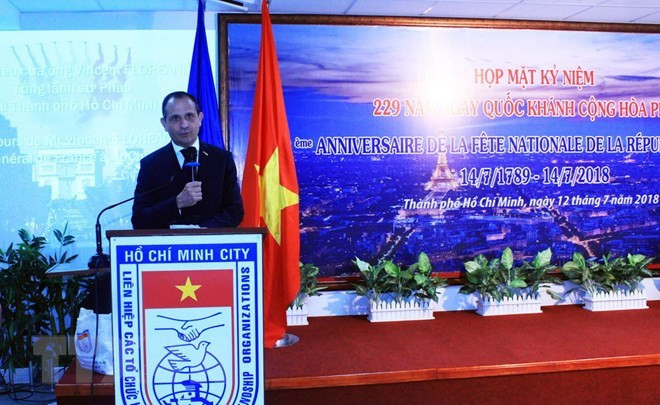 Conmemoran Día Nacional de Francia en Ciudad Ho Chi Minh ảnh 1 Conmemoran Día Nacional de Francia en Ciudad Ho Chi Minh ảnh 1