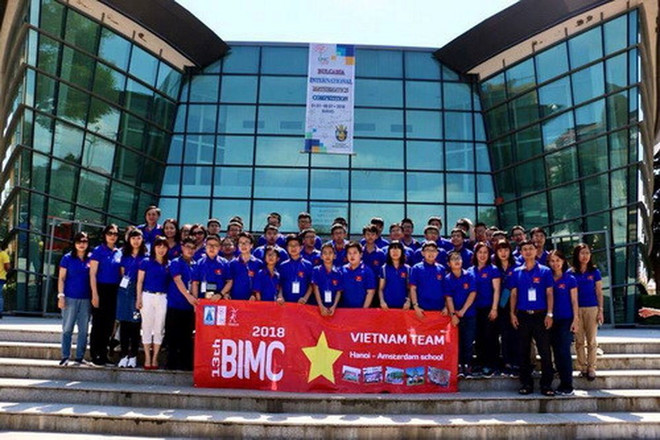 Más de 40 premios obtienen estudiantes vietnamitas en concurso internacional de matemática ảnh 1 Más de 40 premios obtienen estudiantes vietnamitas en concurso internacional de matemática ảnh 1