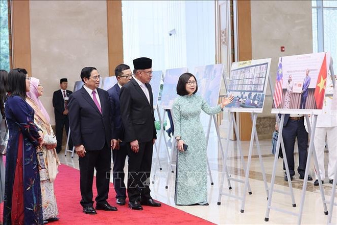 Premieres de Vietnam y Malasia elogian el desarrollo fructífero de nexos bilaterales ảnh 3 Premieres de Vietnam y Malasia elogian el desarrollo fructífero de nexos bilaterales ảnh 3