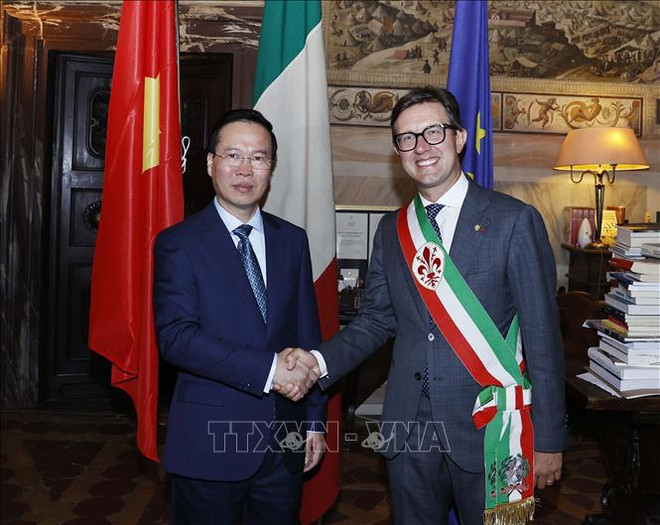 Presidente vietnamita visita la región italiana de Toscana ảnh 2 Presidente vietnamita visita la región italiana de Toscana ảnh 2