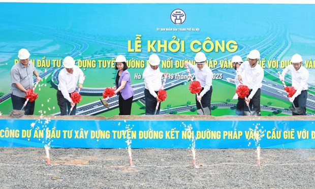 Emprenden construcción de vía importante para seguridad vial de Hanoi ảnh 2