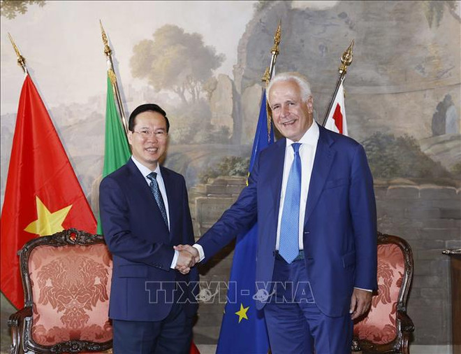 Presidente vietnamita visita la región italiana de Toscana ảnh 1 Presidente vietnamita visita la región italiana de Toscana ảnh 1