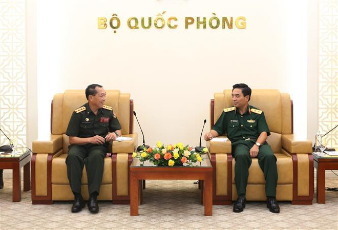 Ministerios de Defensa de Vietnam y Laos agilizan lazos en información ảnh 1 Ministerios de Defensa de Vietnam y Laos agilizan lazos en información ảnh 1