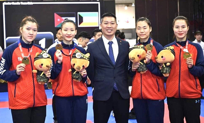 Gana Vietnam una medalla de oro en Campeonato Asiático de Karate 2023 ảnh 1 Gana Vietnam una medalla de oro en Campeonato Asiático de Karate 2023 ảnh 1