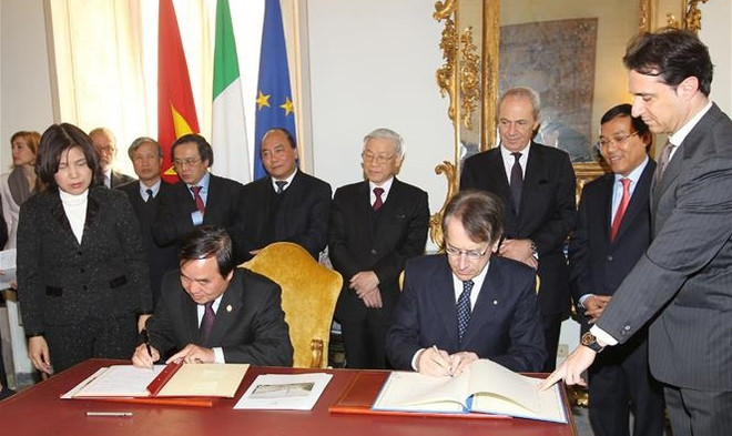Una nueva etapa en asociación estratégica Vietnam-Italia ảnh 1 Una nueva etapa en asociación estratégica Vietnam-Italia ảnh 1
