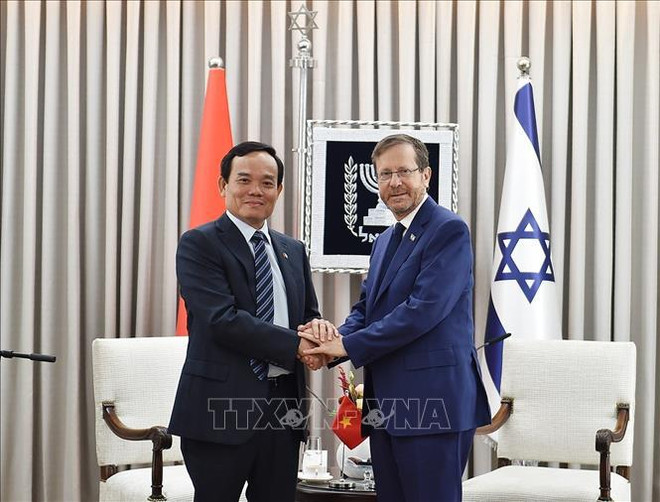 Viceprimer ministro vietnamita se reúne con presidente israelí ảnh 1 Viceprimer ministro vietnamita se reúne con presidente israelí ảnh 1