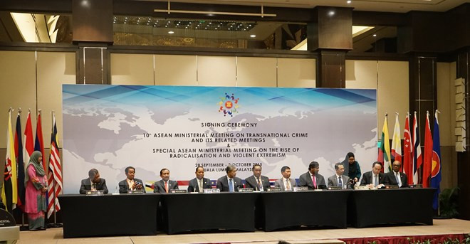 Emite ASEAN declaración contra delincuencia trasnacional ảnh 1 Emite ASEAN declaración contra delincuencia trasnacional ảnh 1