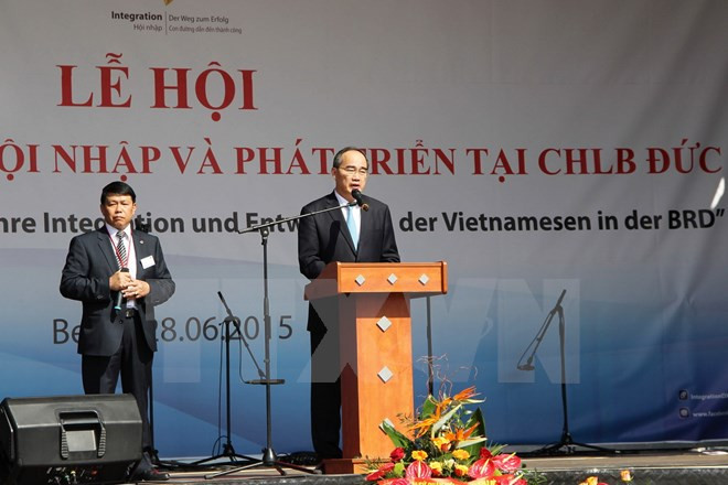 Celebran en Hanoi aniversario de lazos Vietnam- Alemania ảnh 1 Celebran en Hanoi aniversario de lazos Vietnam- Alemania ảnh 1