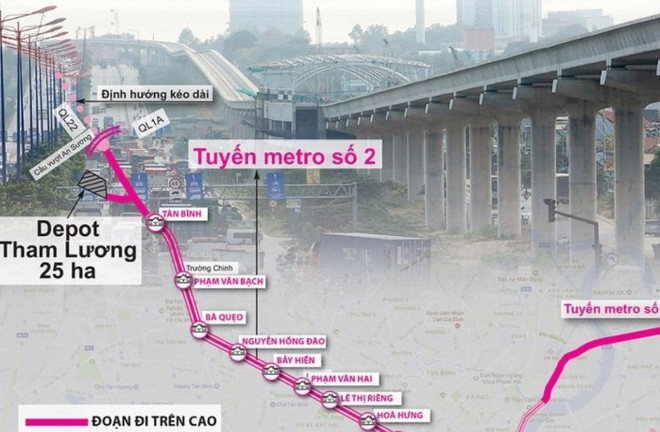 Comenzarán construcción de la línea 2 del metro en Ciudad Ho Chi Minh en 2022 ảnh 1