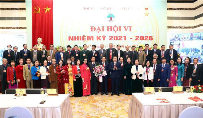 Efectúan VI Congreso de Asociación de Personas con Edad Avanzada de Vietnam ảnh 1 Efectúan VI Congreso de Asociación de Personas con Edad Avanzada de Vietnam ảnh 1