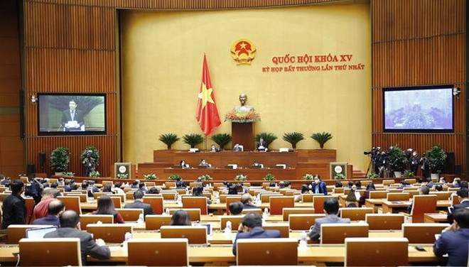 Asamblea Nacional de Vietnam efectúa última jornada de sesión extraordinaria ảnh 1 Asamblea Nacional de Vietnam efectúa última jornada de sesión extraordinaria ảnh 1