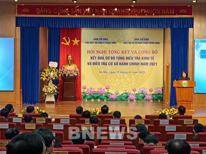 Vietnam anuncia resultados preliminares del censo económico 2021 ảnh 2 Vietnam anuncia resultados preliminares del censo económico 2021 ảnh 2