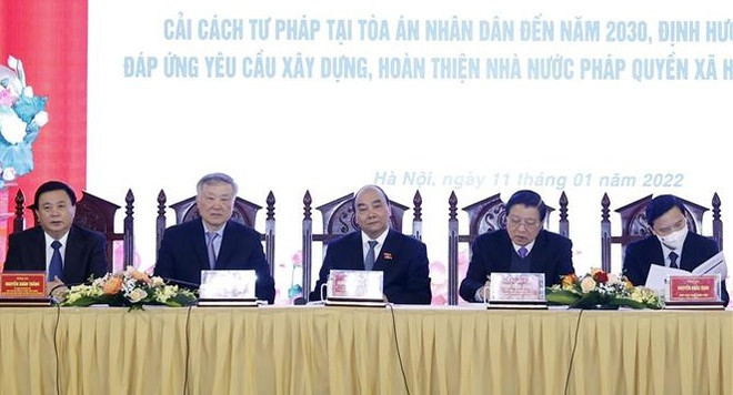 Presidente de Vietnam pide fortalecer reforma judicial ảnh 1