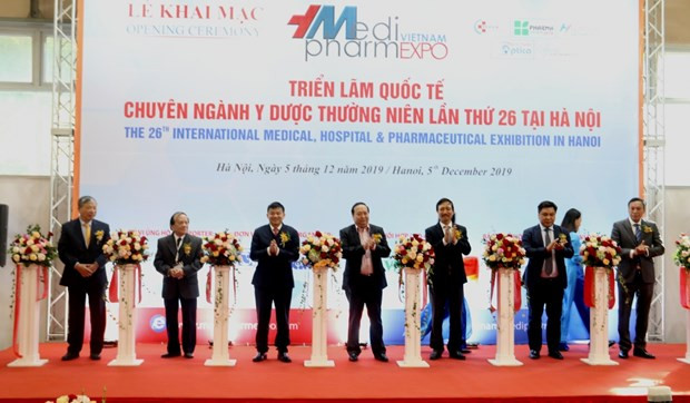 Inauguran en Hanoi Exposición Internacional de Medicina y Farmacia ảnh 1 Inauguran en Hanoi Exposición Internacional de Medicina y Farmacia ảnh 1