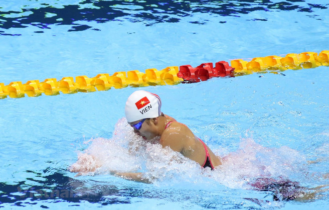 Obtiene nadadora vietnamita Nguyen Thi Anh Vien su primer oro en los SEA Games 30 ảnh 1 Obtiene nadadora vietnamita Nguyen Thi Anh Vien su primer oro en los SEA Games 30 ảnh 1