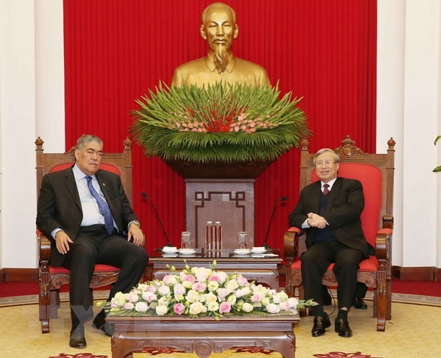 Delegación de Movimiento Izquierda Unida de la República Dominicana visita Vietnam ảnh 1 Delegación de Movimiento Izquierda Unida de la República Dominicana visita Vietnam ảnh 1
