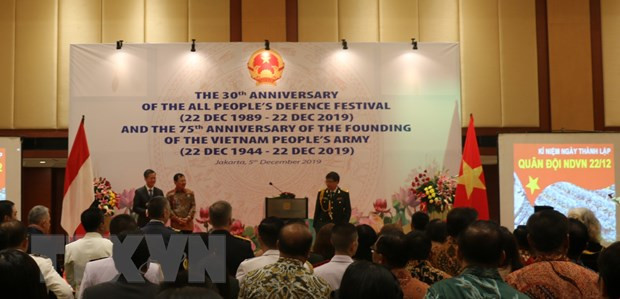 Amplia participación en conmemoración de fundación del Ejército Popular de Vietnam en Indonesia ảnh 1 Amplia participación en conmemoración de fundación del Ejército Popular de Vietnam en Indonesia ảnh 1