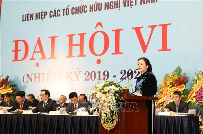 Inauguran VI Congreso Nacional de la Unión de Organizaciones de Amistad de Vietnam ảnh 1 Inauguran VI Congreso Nacional de la Unión de Organizaciones de Amistad de Vietnam ảnh 1