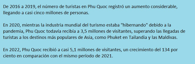 Phu Quoc, un nuevo destino global ảnh 8 Phu Quoc, un nuevo destino global ảnh 8
