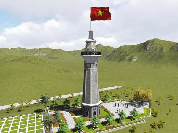 En construcción asta de bandera Lung Po en provincia norvietnamita ảnh 1 En construcción asta de bandera Lung Po en provincia norvietnamita ảnh 1