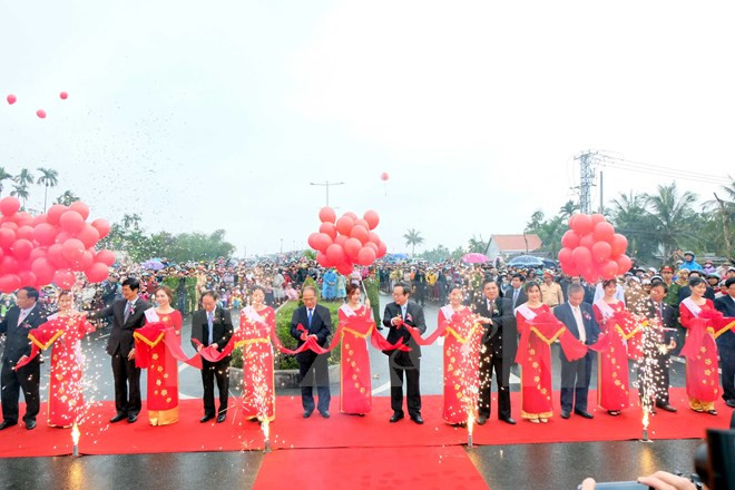 En funcionamiento puente Cua Dai en Quang Nam ảnh 1 En funcionamiento puente Cua Dai en Quang Nam ảnh 1