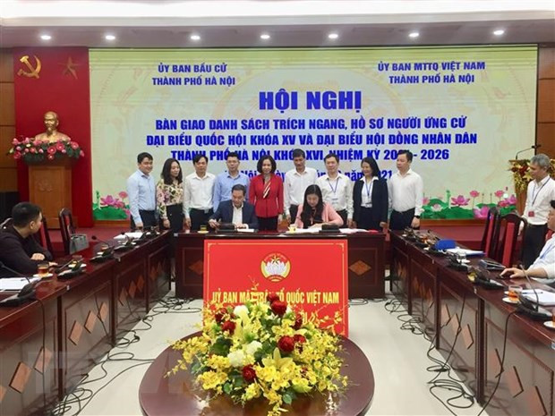 Hanoi tiene 33 candidatos autonominados para las próximas elecciones ảnh 1 Hanoi tiene 33 candidatos autonominados para las próximas elecciones ảnh 1