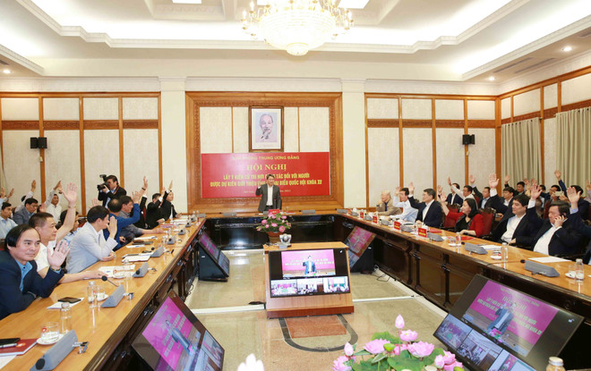 Aprueban postulación de candidatura de máximo dirigente de Vietnam a elecciones parlamentarias ảnh 1 Aprueban postulación de candidatura de máximo dirigente de Vietnam a elecciones parlamentarias ảnh 1