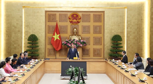 Primer ministro de Vietnam recibe a representantes de VASEAN ảnh 1
