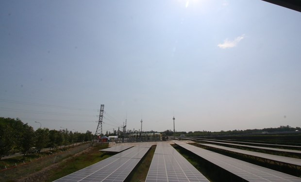 Inauguran primera planta de energía solar en región del Delta de Mekong ảnh 1