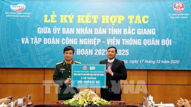 Promueven cooperación entre Viettel y provincia de Bac Giang en transformación digital ảnh 2 Promueven cooperación entre Viettel y provincia de Bac Giang en transformación digital ảnh 2