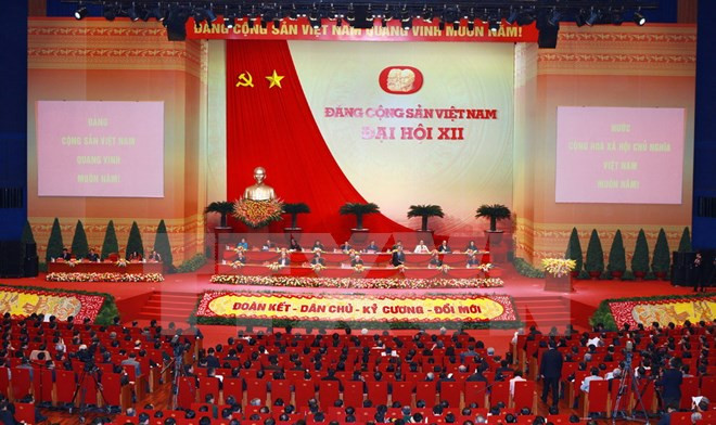 Partidos y amigos de otros países saludan el XII Congreso partidista de Vietnam ảnh 1 Partidos y amigos de otros países saludan el XII Congreso partidista de Vietnam ảnh 1