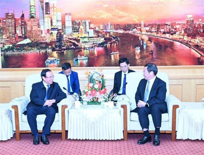 Ciudad Ho Chi Minh agiliza lazos con Sanghai de China ảnh 3 Ciudad Ho Chi Minh agiliza lazos con Sanghai de China ảnh 3