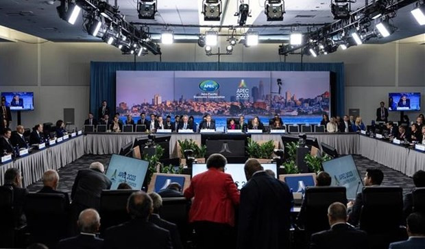 Reunión de Ministros de Economía y Relaciones Exteriores de APEC: Vietnam propuso tres prioridades de cooperación ảnh 1