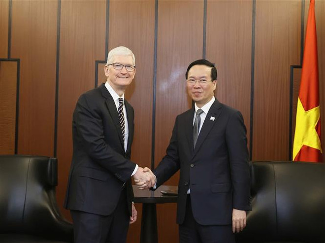 Presidente vietnamita se reúne con líderes de Boeing y Apple ảnh 2 Presidente vietnamita se reúne con líderes de Boeing y Apple ảnh 2