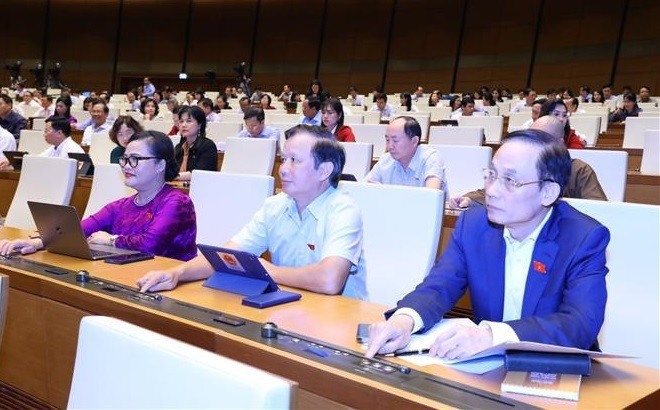 Parlamento vietnamita adopta resolución sobre asignación del presupuesto estatal en 2024 ảnh 2 Parlamento vietnamita adopta resolución sobre asignación del presupuesto estatal en 2024 ảnh 2
