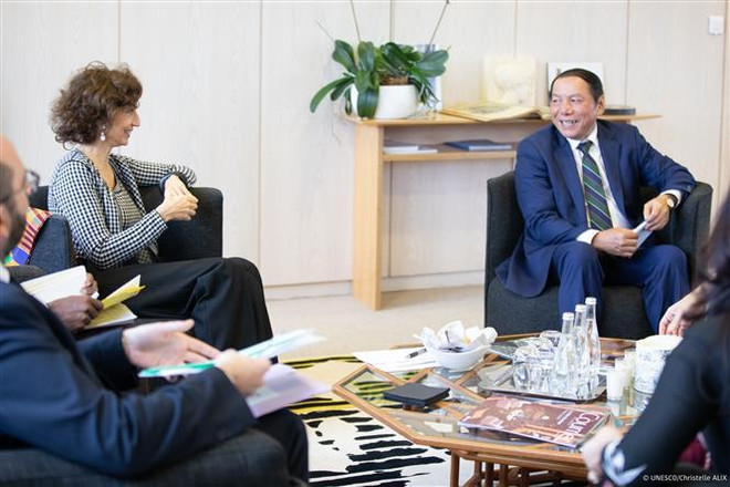 Vietnam comprometido a apoyar a UNESCO en desarrollo sostenible de la cultura ảnh 1 Vietnam comprometido a apoyar a UNESCO en desarrollo sostenible de la cultura ảnh 1
