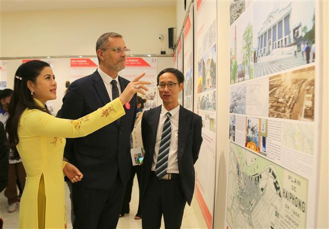 Exposición destaca características distintivas de arquitectura francesa en Hai Phong ảnh 2 Exposición destaca características distintivas de arquitectura francesa en Hai Phong ảnh 2