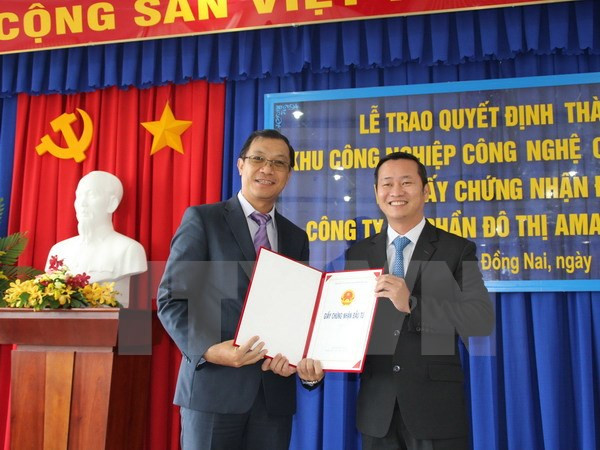 Construyen en Dong Nai primer parque industrial de alta tecnología ảnh 1 Construyen en Dong Nai primer parque industrial de alta tecnología ảnh 1