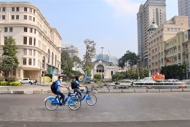 Hanoi lanzará servicio de bicicletas públicas ảnh 1 Hanoi lanzará servicio de bicicletas públicas ảnh 1