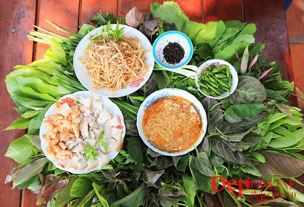 Ensalada de hojas, plato estrella en provincia vietnamita de Kon Tum ảnh 1 Ensalada de hojas, plato estrella en provincia vietnamita de Kon Tum ảnh 1
