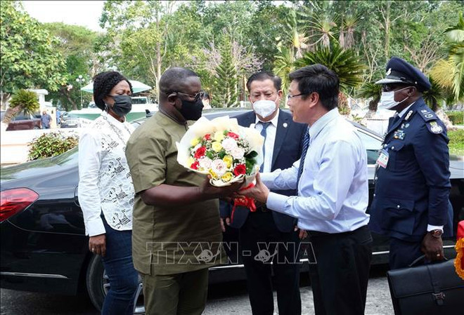 Presidente de Sierra Leona visita Instituto de Investigación del Arroz del Delta del Mekong en Vietnam ảnh 1 Presidente de Sierra Leona visita Instituto de Investigación del Arroz del Delta del Mekong en Vietnam ảnh 1