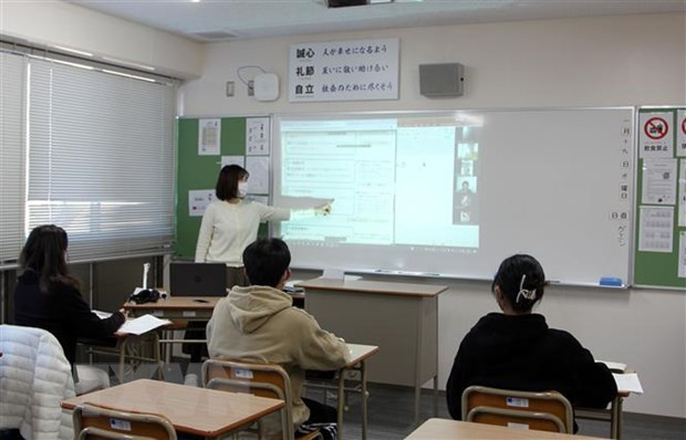 Estudiantes vietnamitas en ciudad japonesa reciben atención especial ảnh 1 Estudiantes vietnamitas en ciudad japonesa reciben atención especial ảnh 1