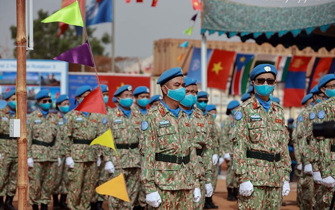 Cascos azules vietnamitas reciben medallas de la ONU por su labor en Sudán del Sur ảnh 2 Cascos azules vietnamitas reciben medallas de la ONU por su labor en Sudán del Sur ảnh 2