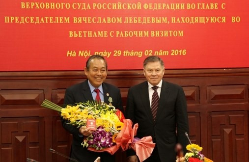 Intensifican cooperación Vietnam-Rusia en justicia ảnh 1 Intensifican cooperación Vietnam-Rusia en justicia ảnh 1