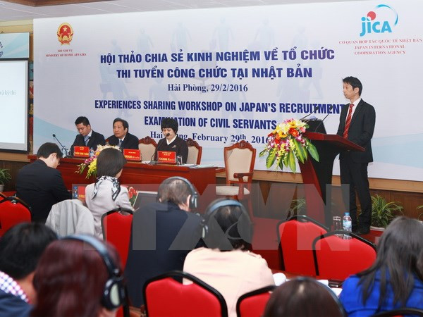 Vietnam y Japón comparten experiencias en examen de contratación de funcionarios ảnh 1 Vietnam y Japón comparten experiencias en examen de contratación de funcionarios ảnh 1
