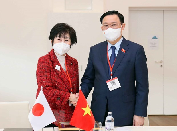 Presidente del Parlamento de Vietnam se reúne con titular de la Cámara de Consejeros de Japón ảnh 1 Presidente del Parlamento de Vietnam se reúne con titular de la Cámara de Consejeros de Japón ảnh 1