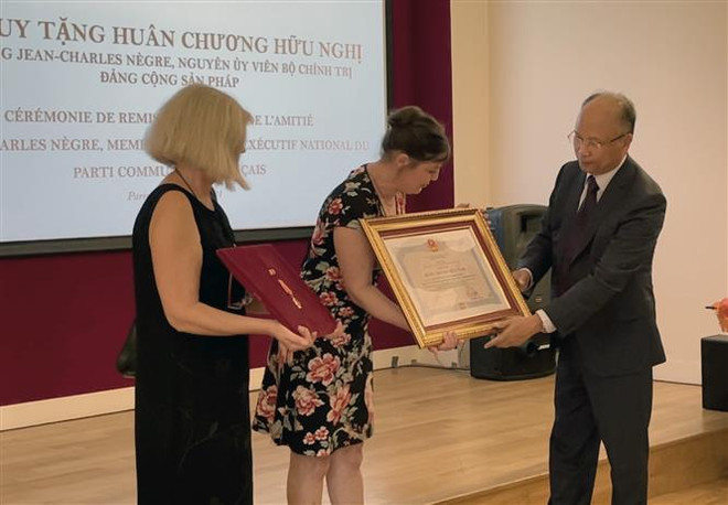 Vietnam confiere Medalla de Amistad a un ciudadano francés ảnh 1 Vietnam confiere Medalla de Amistad a un ciudadano francés ảnh 1